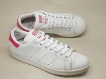 即決!定番! 17製 adidas STAN SMITH 白赤 24.5cm / アディダス スタンスミス B32703_画像2