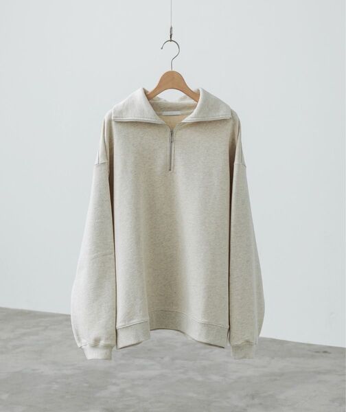 【WYM LIDNM】HALF ZIP HEAVY WEIGHT SWEAT