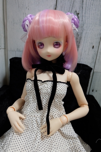 【乙女趣味】MSD~DDdy等40cm以上のドール向けファーチョーカー