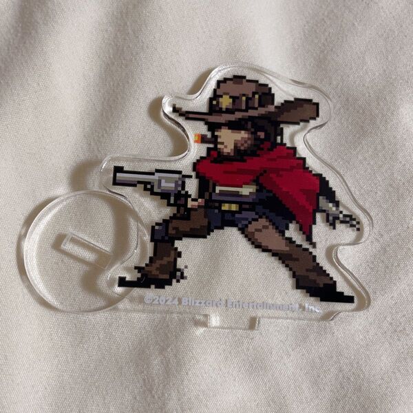 オーバーウォッチ overwatch2 キャスディ ピクセルアート アクスタ アクリルスタンド