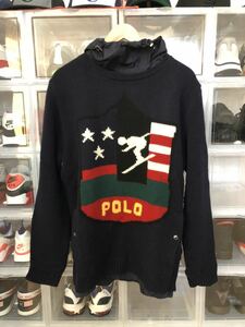 Polo ski ニット パーカー ジャケット ポロ ラルフローレン キャップ スポーツ 1992 1993 Bear ベアー