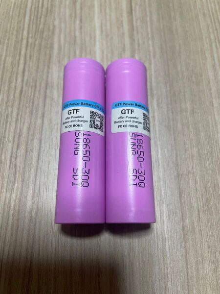 新品 ベイプ用 リチウムイオン充電池 2本