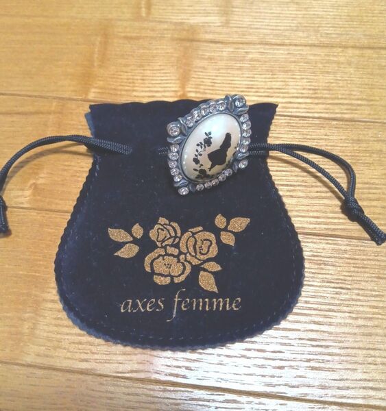 axes femme アクシーズファム ディズニー 不思議の国のアリス リング 指輪 指輪 巾着袋 貴金属 アクセサリー 保存袋