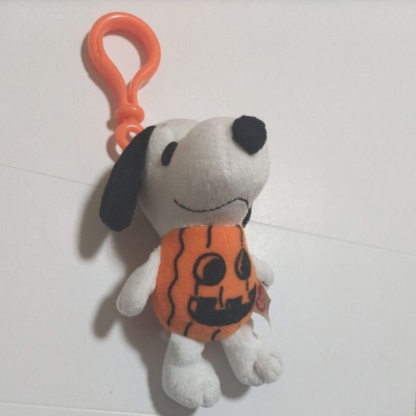 スヌーピー パンプキン マスコットty beaniebabies キーホルダー ぬいぐるみ