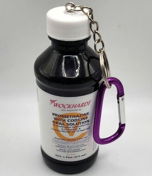 Lean Bottle Stash Keychain