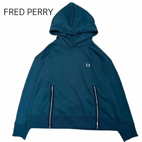 【FRED PERRY】プルオーバーパーカー レディース