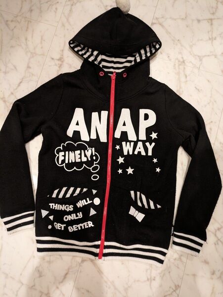 ANAP パーカー ジップアップパーカー 150サイズ 長袖