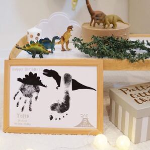 恐竜 手形足形 台紙 ポスター 手形アート 足形アート