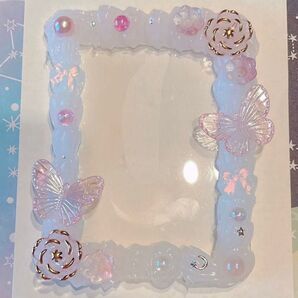 硬質ケースデコ ホイップデコ B8 クリア ピンク