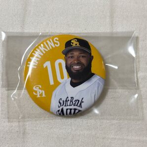 福岡ソフトバンクホークス 缶バッジ ホーキンス選手