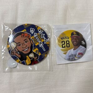 福岡ソフトバンクホークス 缶バッジ ウォーカー選手