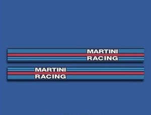 送料無料 海外 ◇ マルティーニ レーシング MARTINI D 50mm 2枚セット ステッカー シール