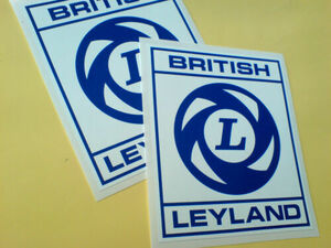 ◆海外 送料無料◆ BRITISH LEYLAND ブリティッシュ・レイランド 85mm 2枚セット / ステッカー シール