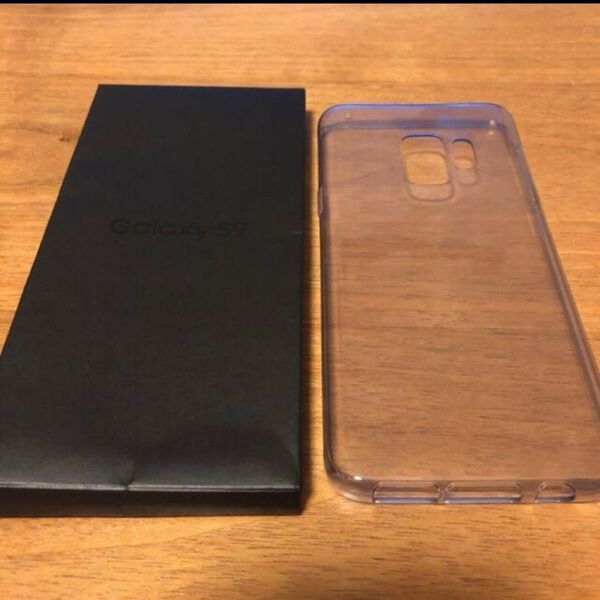☆美品☆SAMSUNG 正規品 GALAXY S9 ソフト クリアケース カバー おまけ付き♪