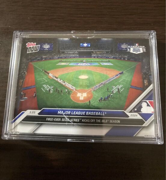 topps now 2024 MLB 開幕戦 ソウルシリーズ カード 匿名発送 新品ローダー使用