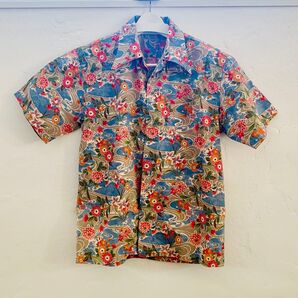 90's 希少 OLD unknown かりゆしシャツ アロハシャツ ◇美品◇