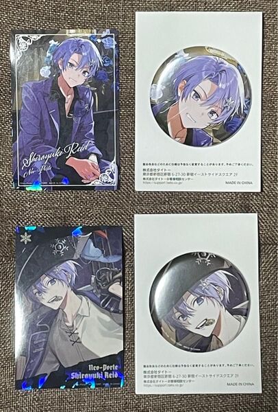 Neo-Porte タイトーくじ 缶バッジ&ステッカー ホスト 海賊 白雪レイド