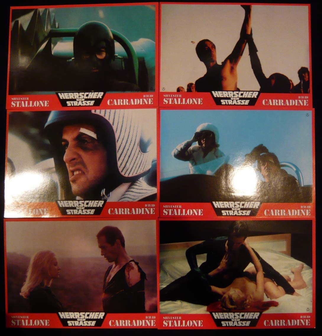 डेथ रेस 2000 जर्मन मूल लॉबी कार्ड सेट, चलचित्र, वीडियो, फिल्म से संबंधित सामान, फोटो