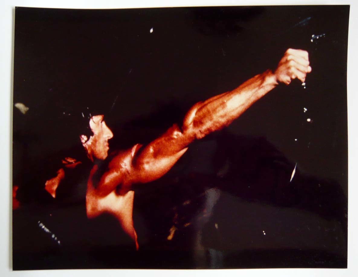 Sylvester Stallone (Rambo: First Blood Part II) Foto fija original de la versión estadounidense (1), película, video, Productos relacionados con películas, fotografía
