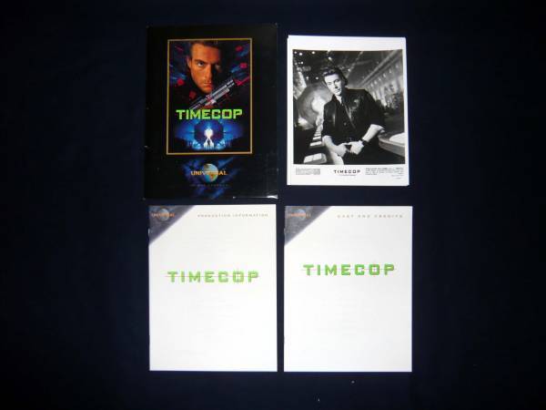 Original-Pressemappe der Timecop US-Ausgabe, Film, Video, Filmbezogene Waren, Foto