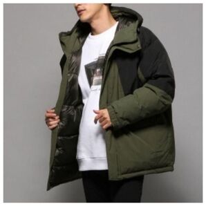 RAGEBLUE AIR THERMAL 配色中綿フードブルゾン