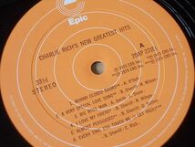 P4593　即決　LPレコード　チャーリー・リッチ『グレイテスト・ヒット』　帯付　国内盤_画像3