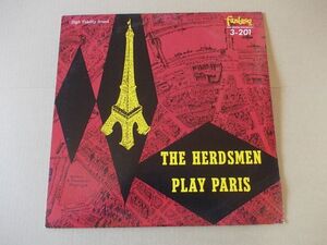 P4667　即決　LPレコード　RALPH BURNS/DICK COLLINS他『THE HERDSMEN PLAY PARIS』　輸入盤　US盤