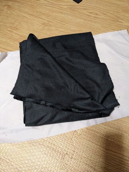 ぬいぐるみ用生地 白と黒 パンダ作り方説明書付き