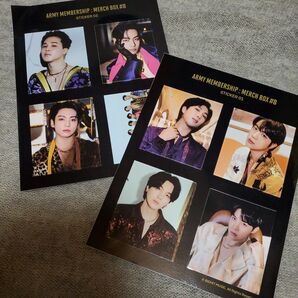 BTS 公式 ARMY MEMBERSHIP MERCH BOX #8 ステッカー