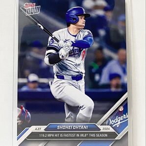 大谷翔平 2024 MLB Topps Now トップス ナウ #128