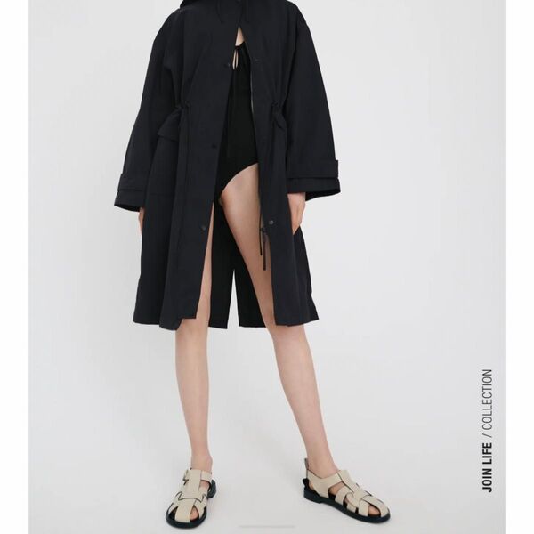 新品同様 ZARA ザラ グルカサンダル オフホワイト