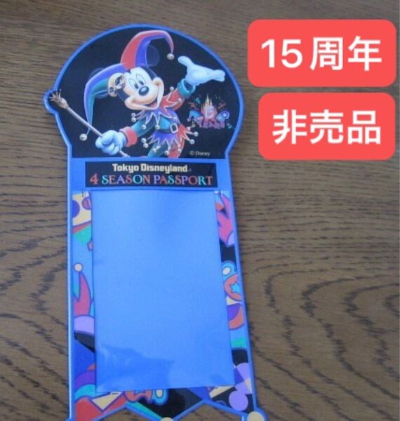 ◆非売品◆ディズニーランド 15th パスポートケース