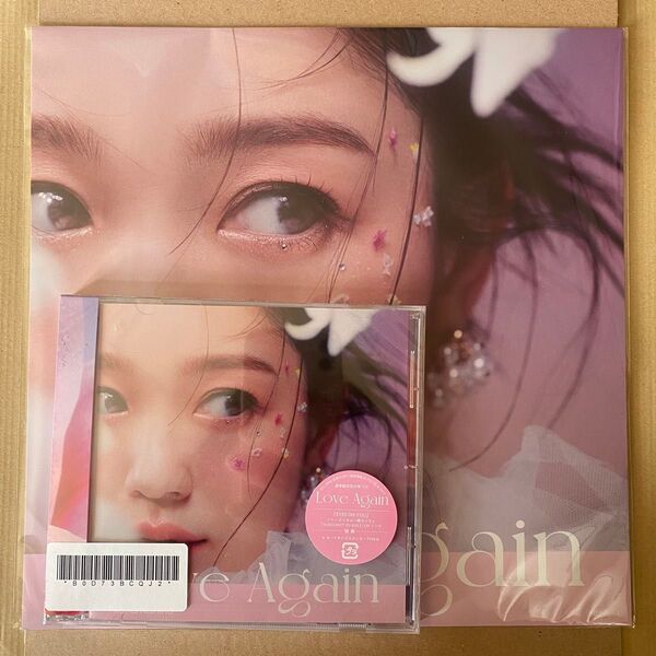 西野カナ Love Again 通常盤 カードサイズステッカーTYPEB付き メガジャケ付き