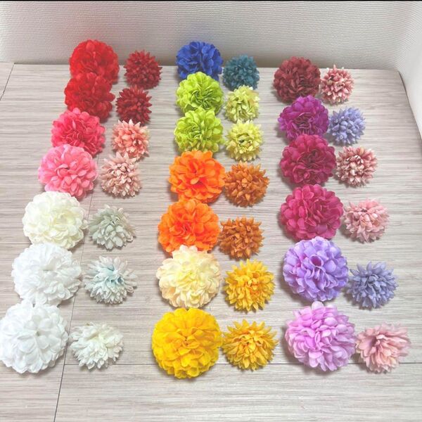 NO1123-06③ 造花 花材 花パーツ パーツ 髪飾り 花飾り ハンドメイド マム 卒業式 和装小物 成人式 材料 ヘアピン
