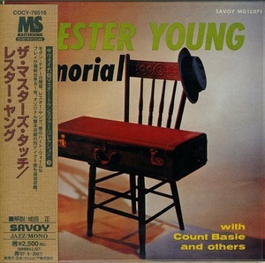 LESTER YOUNG / 紙ジャケ マスターズ・タッチ Count Basie