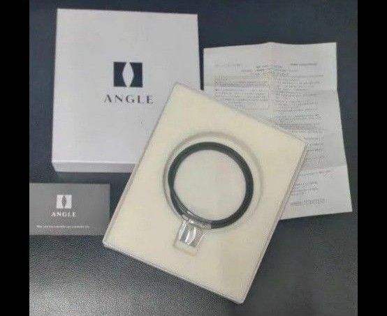 【新品】ANGLE アングル e.モデル01ネックレス AE01N プラチナ Lサイズ 50cm 専用箱入り 正規品
