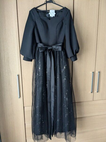 新品 ロングドレス 発表会 ブラック パーティー 結婚式