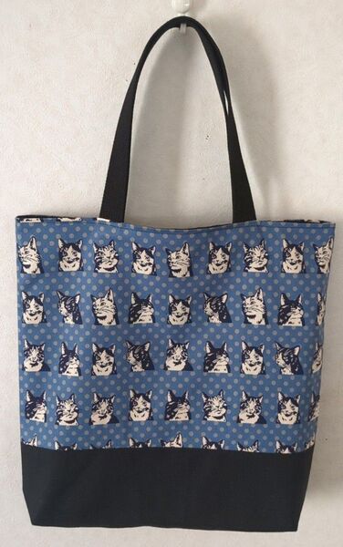 トートバッグ(ハンドメイド)ねこ柄