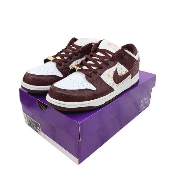 美品 SUPREME Supreme Nike SB Dunk Low OG QS Gold Stars シュプリーム ナイキ SB ダンク ロー DH3228-103 箱付き