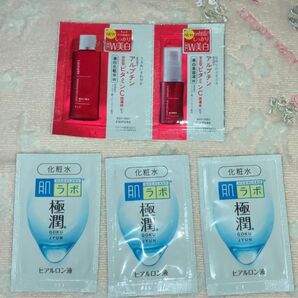 ちふれ 美白化粧水、美白美容液 極潤 化粧水x3 試供品