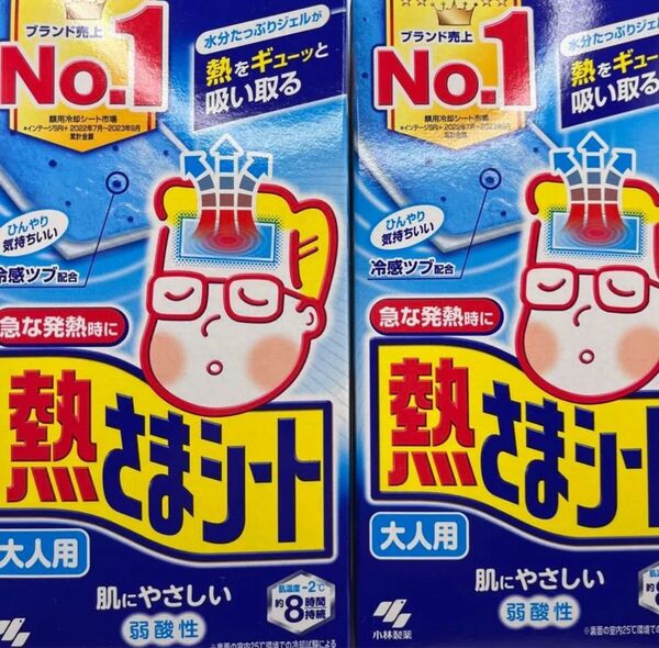 小林製薬 熱さまシート大人用 16 枚×2個セット