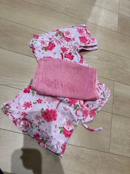 浴衣 女の子 お祭り ゆかた じんべい 甚平
