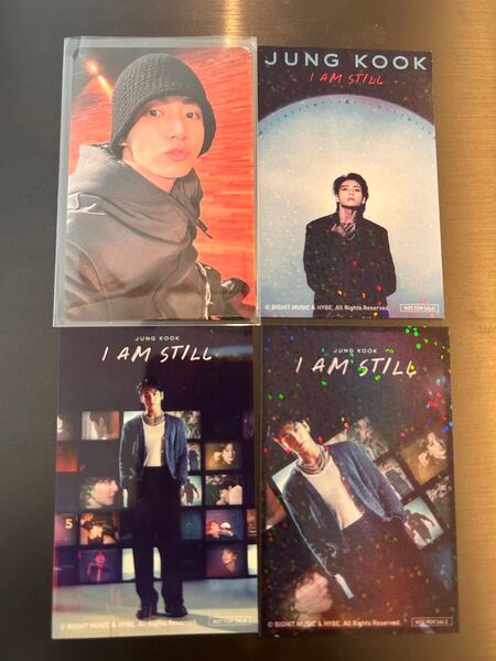 JUNG KOOK 映画 "I AM STILL" 入場特典第3弾ステッカー(3枚セット)入場特典第4弾トレカ