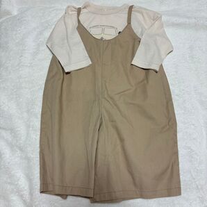 サロペット ロンT セット
