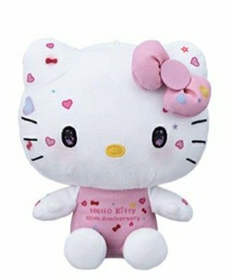 ハローキティ ぬいぐるみ ~コスチュームこれくしょん~ ハローキティ50周年Ver. プライズ 【キラキラ】 匿名発送