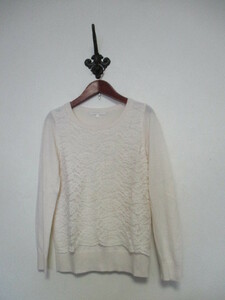 PROPOTION body dressing . becomes race attaching long sleeve knitted (110219