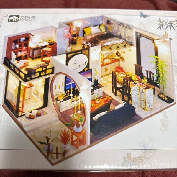 ミニチュア ドールハウス 中国 お部屋