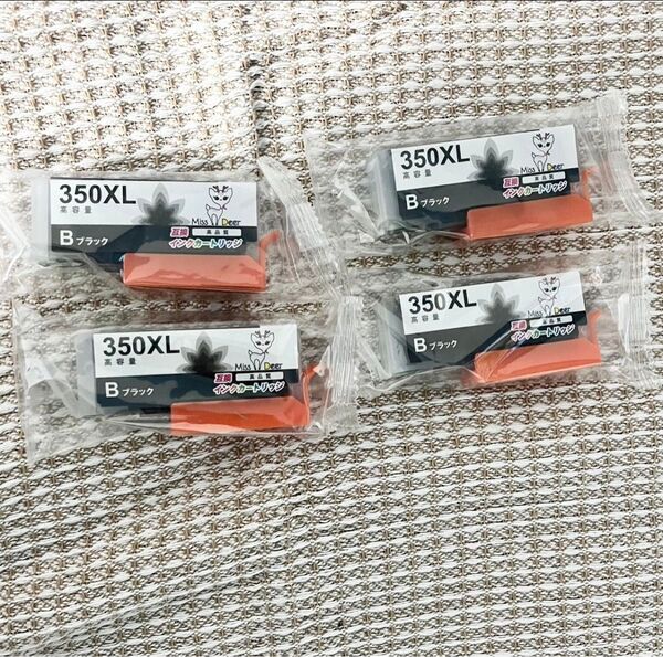 キヤノン(Canon)用 互換 インク BCI-350XL 4本セット a
