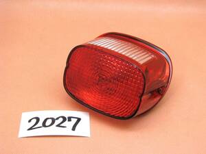 [ハーレー純正 68372-03 LENS, TAIL LAMP, W/ REF # 6 (INTERNATIONAL ONLY)* 中古 美品 テールランプレンズのみ 修理　レストアに]2027-2