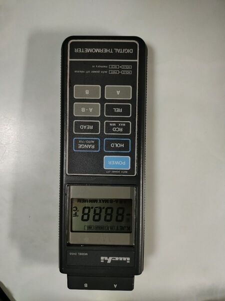 DIGITAL THERMOMETER model 2455 及び K Type プローブ